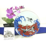 Load image into Gallery viewer, Vtg Takakashi Porcelain Decorative Plate w/ Easel Chop Marked &amp; Original Decal
