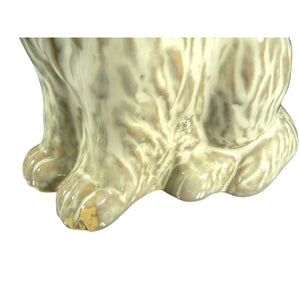 Cat Figurine Statue Home Decor Sitting Pose Unbranded Glazed Ceramic
