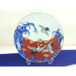 Load image into Gallery viewer, Vtg Takakashi Porcelain Decorative Plate w/ Easel Chop Marked &amp; Original Decal
