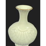 Load image into Gallery viewer, Lenox Bud Vase With Embossed Clam Shell Design &amp; Gold Rim Hallmark Stamped Beige
