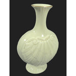 Load image into Gallery viewer, Lenox Bud Vase With Embossed Clam Shell Design &amp; Gold Rim Hallmark Stamped Beige
