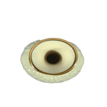 Load image into Gallery viewer, Lenox Bud Vase With Embossed Clam Shell Design &amp; Gold Rim Hallmark Stamped Beige
