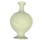 Load image into Gallery viewer, Lenox Bud Vase With Embossed Clam Shell Design &amp; Gold Rim Hallmark Stamped Beige
