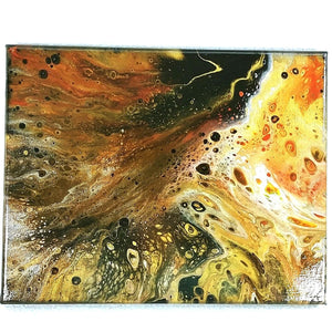 Contemporary Abstract Painting Original Art Liquid Galaxies by Kim Collins