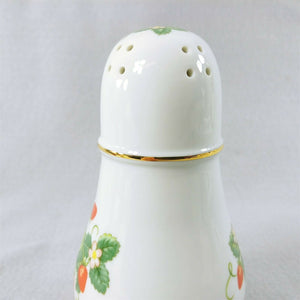 Sugar Shaker by Avon Strawberries Porcelain 22K Gold Trim Vintage