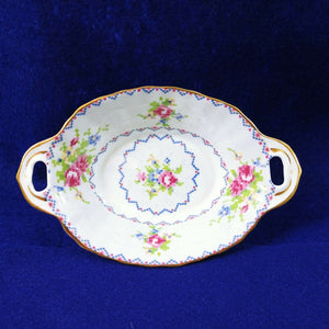 Royal Albert Trinket Candy Soap Relish Dish Bone China w/ Dbl Handles Hallmarked