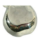 Load image into Gallery viewer, Condiment Nut Candy Dish, Pear Shaped Cast Aluminum Silver Antiqued Finish
