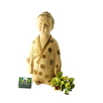Load image into Gallery viewer, Japanese Asian Male Figurine Sculpture Dressed in Kimono 12&quot;
