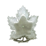 Load image into Gallery viewer, Grape Leaf Serving Dish Tray Cast Aluminum Collectible Metalware Made in India
