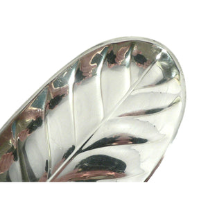 Tray Candy Nuts Condiments International Silver Co SilverPlate #8151 Leaf shape