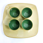 Load image into Gallery viewer, Two Serving Platters 4 Rice Bowls Cups by Charter Club Home Natura Series 1999
