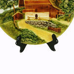 Load image into Gallery viewer, Decorative Plate Country Cottage Raised Relief Made in Germany Ready to Hang 9&quot;
