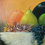 Load image into Gallery viewer, Cast Iron Skillet Hand Painted Art Fruit Design Separate Easel Decoration Only
