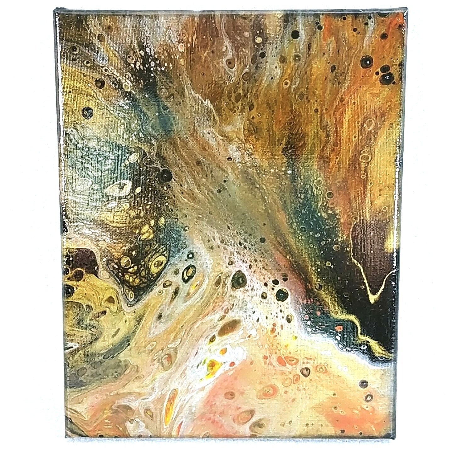 Contemporary Abstract Painting Original Art Liquid Galaxies by Kim Collins