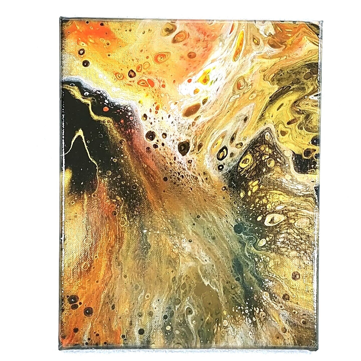 Contemporary Abstract Painting Original Art Liquid Galaxies by Kim Collins