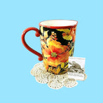 Load image into Gallery viewer, Pitcher Floral Hibiscus Certified International Tre Sorelle 8 1/2&quot;
