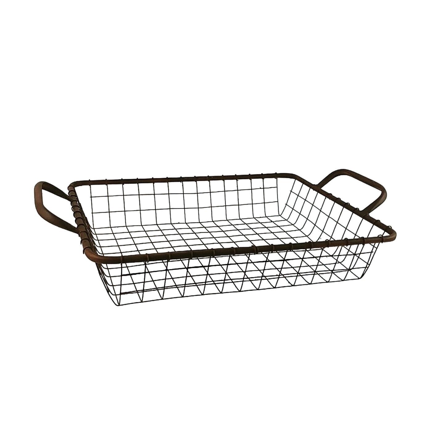 Wire Basket Rustic Lakeside Farmhouse Country Decor Collins Creek Collections