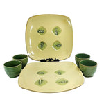 Load image into Gallery viewer, Two Serving Platters 4 Rice Bowls Cups by Charter Club Home Natura Series 1999
