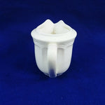 Load image into Gallery viewer, Vtg Thomson Pottery White Creamer Pitcher China 4" Microwave &amp; Dishwasher Safe
