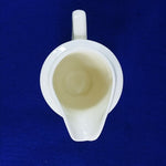 Load image into Gallery viewer, Vtg Thomson Pottery White Creamer Pitcher China 4" Microwave &amp; Dishwasher Safe
