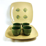 Load image into Gallery viewer, Two Serving Platters 4 Rice Bowls Cups by Charter Club Home Natura Series 1999
