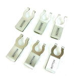 Load image into Gallery viewer, Stemware Plate Clips Set of 6 Original Box Metalla Stainless Steel Partyware
