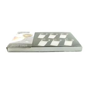 Stemware Plate Clips Set of 6 Original Box Metalla Stainless Steel Partyware