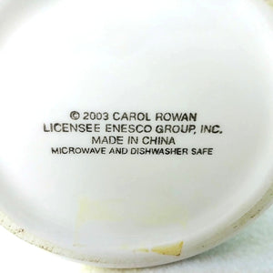 Carol Rowan Geraniums Collection Ceramic Vase 12" Tall Enesco Group