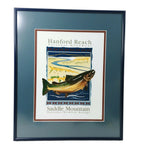 Load image into Gallery viewer, Hanford Reach Monument Saddle Mountain Wildlife Refuge Fishing Art Print  Framed
