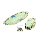 Load image into Gallery viewer, Vtg Nippon Sushi Condiment Platter With 6 Sauce Dishes Hand Painted Je-Oh China

