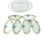 Load image into Gallery viewer, Vtg Nippon Sushi Condiment Platter With 6 Sauce Dishes Hand Painted Je-Oh China
