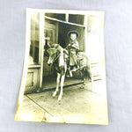 Load image into Gallery viewer, Early Twentieth Century Photos 1 Metal Mounted Masons Plaque 1 Boy on Pony 2pc
