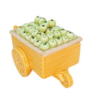 Load image into Gallery viewer, Fitz and Floyd Candy Box with Lid Fitz Omnibus Village Green Apple Annie Cart
