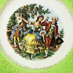 Load image into Gallery viewer, Decorative Collector Plate Imperial Salem China Co 23 Karat Edwardian Green
