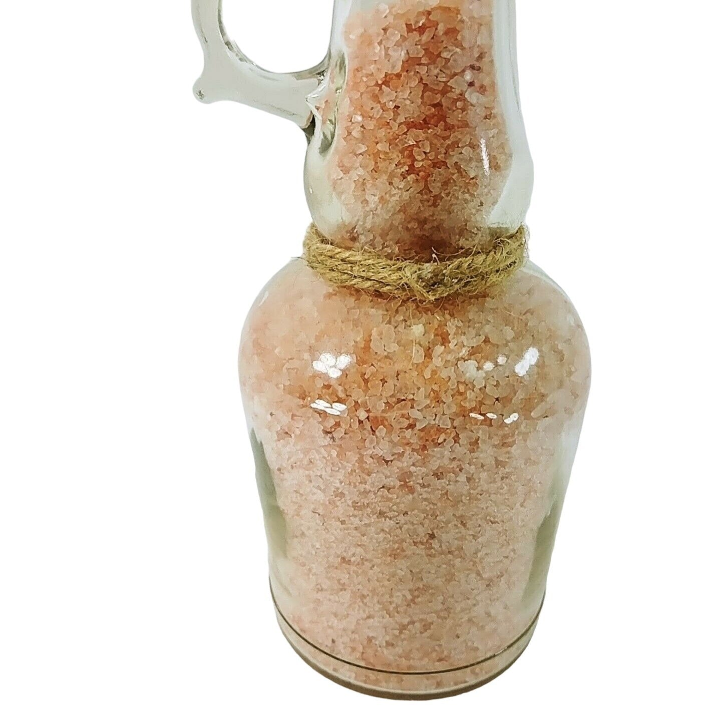 Bath Salts Decanter Bottle Sealed Handcrafted by Collins Creek Collections 7"