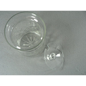 Crystal Clear Glass Jar With Lid & Spoon Notch For Sugar Honey Jam & More