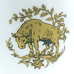 Load image into Gallery viewer, Espresso Demitasse Cup Saucer Zodiac Taurus Tuscan Fine Bone China Hallmarked

