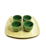 Load image into Gallery viewer, Two Serving Platters 4 Rice Bowls Cups by Charter Club Home Natura Series 1999
