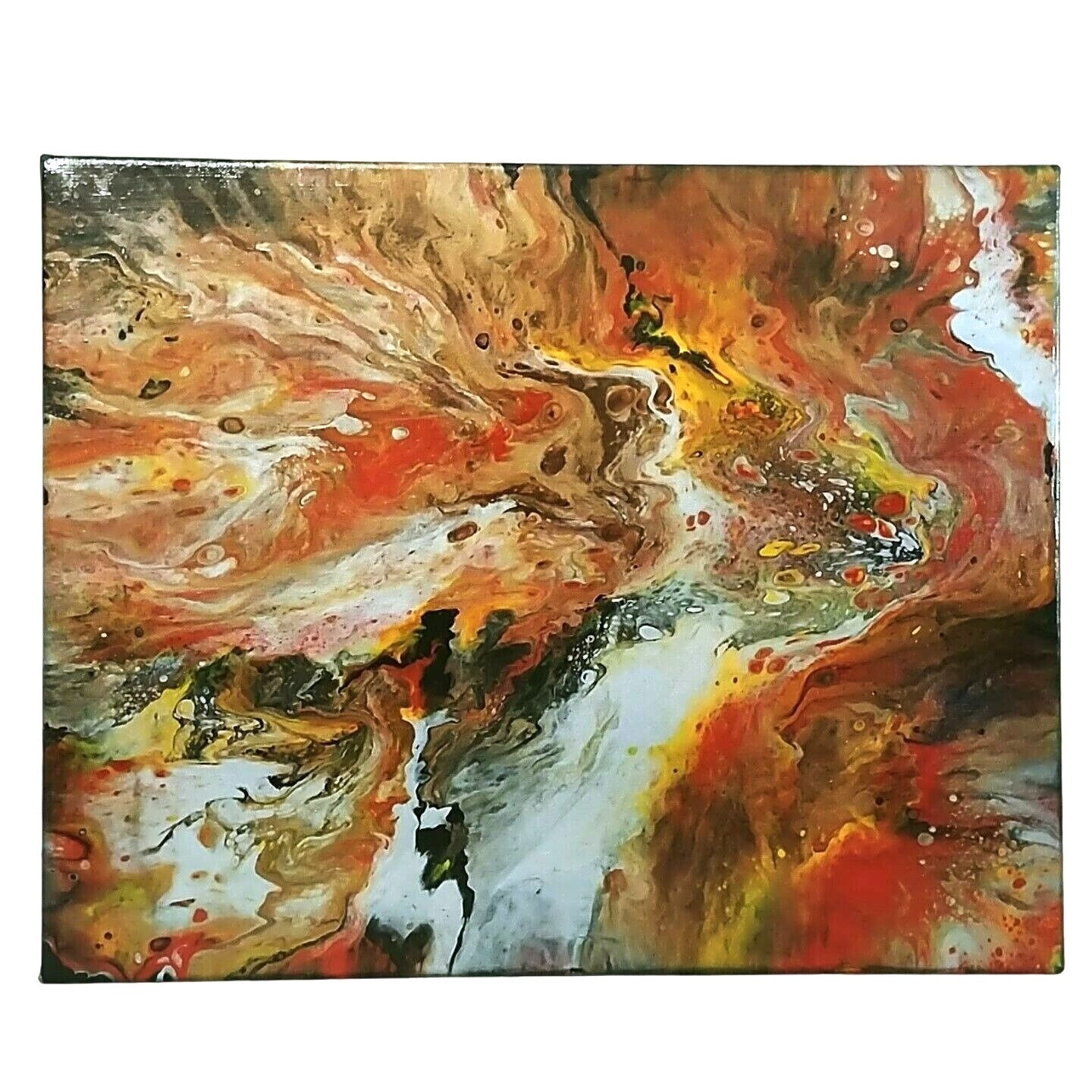 Contemporary Abstract Painting Original Art Liquid Galaxies by Kim Collins