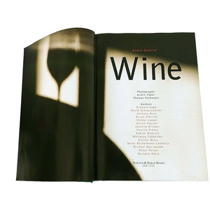 Wine Book History of Enjoying Wine by Andre Domine 2004 Coffee Table Decor
