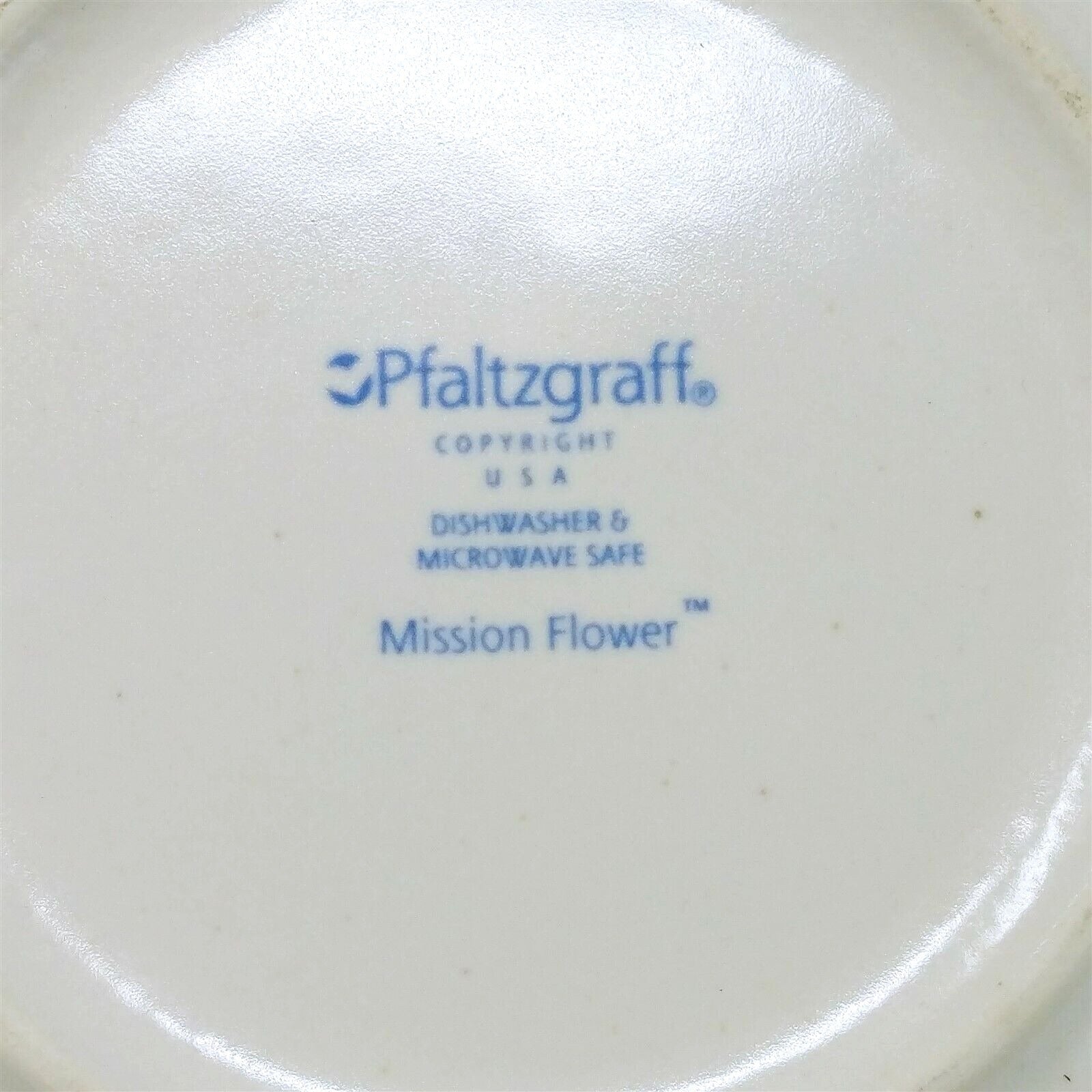 Serving Platter Chop Plate Pfaltzgraff Pattern "Mission Flower" 15"