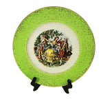 Load image into Gallery viewer, Decorative Collector Plate Imperial Salem China Co 23 Karat Edwardian Green
