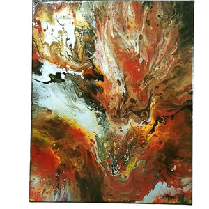 Contemporary Abstract Painting Original Art Liquid Galaxies by Kim Collins