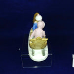 Load image into Gallery viewer, Meico Inc Figurine Collectible Porcelain Dog Pulling Sled with Children Vintage
