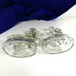 Load image into Gallery viewer, Girl and Goose Glass Bookends Vintage
