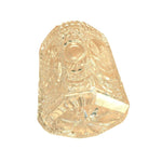Load image into Gallery viewer, Vase Ornate 8 Panel Glass Embossed Bird Design Saw Tooth Rim
