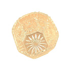 Load image into Gallery viewer, Vase Ornate 8 Panel Glass Embossed Bird Design Saw Tooth Rim
