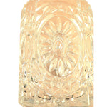 Load image into Gallery viewer, Vase Ornate 8 Panel Glass Embossed Bird Design Saw Tooth Rim

