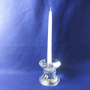 Taper and Pillar Crystal Glass Candle Holder Faceted Design Elegant Home Decor
