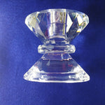 Load image into Gallery viewer, Taper and Pillar Crystal Glass Candle Holder Faceted Design Elegant Home Decor
